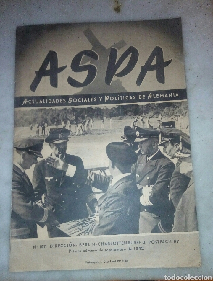 Militaria: Revista ASPA N 127 A&ntilde;o 1942