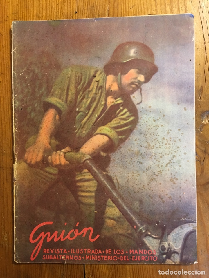 Militaria: Gui&oacute;n 1943 - Revista ilustrada de los mandos subalternos - Ej&eacute;rcito- Marzo N&uacute;mero 10