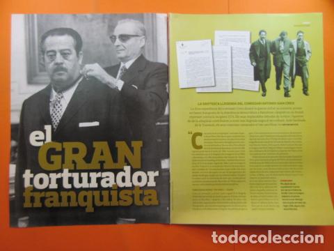 Militaria: ARTICULO 2010 - EL GRAN TORTURADOR FRANQUISTA COMISARIO ANTONIO JUAN CREIX -  6 PAGINAS