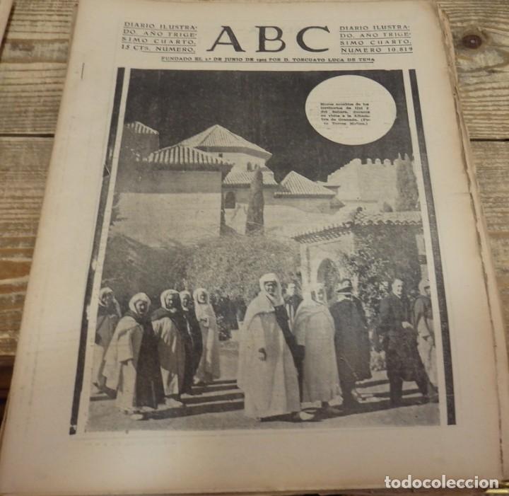 Militaria: ABC 2 DE FEBRERO DE 1938, SEVILLA,32 PAGINAS, PORTADA ALHAMBRA, GRANADA, INTERIOR QUEIPO, FASCIO,ETC