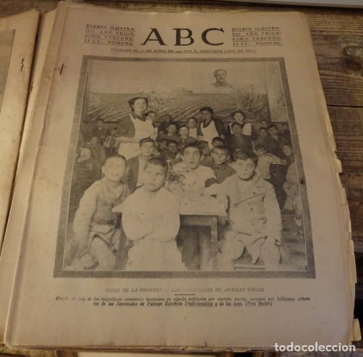 Militaria: ABC 29 DE DICIEMBRE DE 1937, SEVILLA,24 PAGINAS, SEVILLA,JEREZ,MELILLA,TERUEL,ETC....