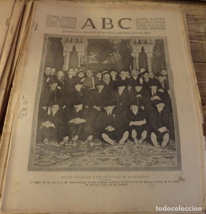 Militaria: ABC 8 DE ENERO DE 1938, SEVILLA,26 PAGINAS, BILBAO,FRENTE DE TERUEL, AVILA,,ETC....