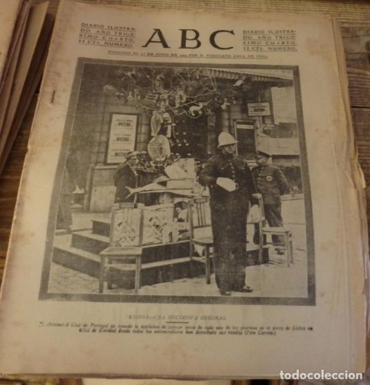 Militaria: ABC 5 DE ENERO DE 1938, SEVILLA,26 PAGINAS, AVIACION, BATALLA TERUEL,BILBAO,ETC...
