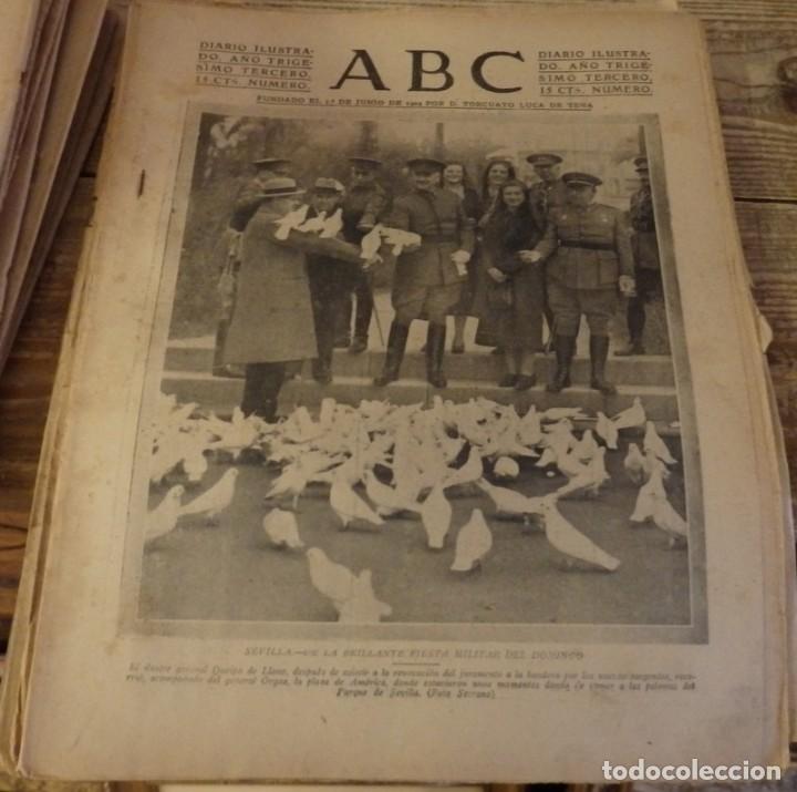 Militaria: ABC 23 DE DICIEMBRE DE 1937, SEVILLA,30 PAGINAS, LISTA LOTERIA NAVIDAD,SANTANDER,SEVILLA,ETC...