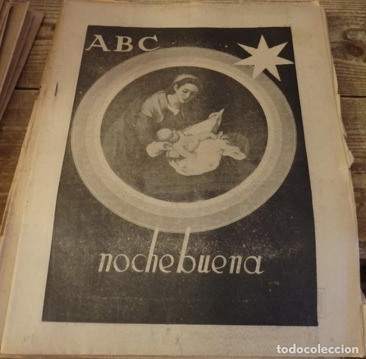 Militaria: ABC 25 DE DICIEMBRE DE 1937, SEVILLA,12 PAGINAS, PARTE DE GUERRA, CHARLA DE QUIEPO,ETC...