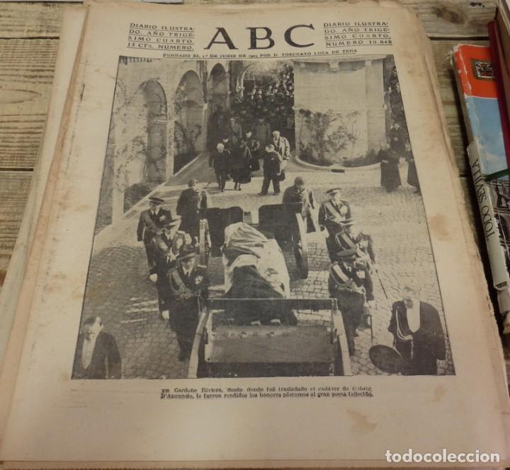 Militaria: ABC 8 DE MARZO DE 1938,PARTE DE GUERRA, CORDOBA, MUSSOLINI ,22 PAGINAS, , ETC.