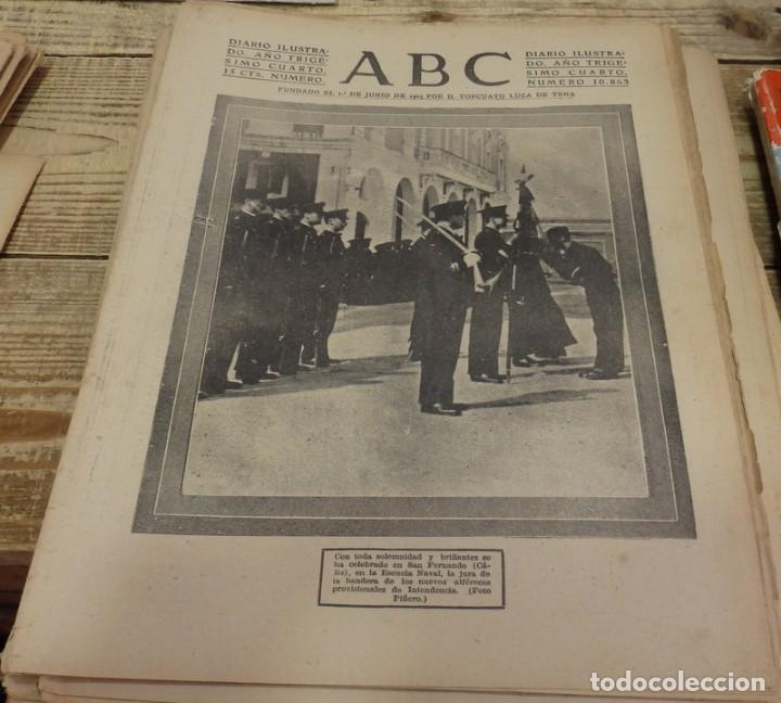 Militaria: ABC 25 DE MARZO DE 1938, SEVILLA,18 PAGINAS,SAN FERNANDO,CADIZ,FRENTE DE ARAGON, ETC..