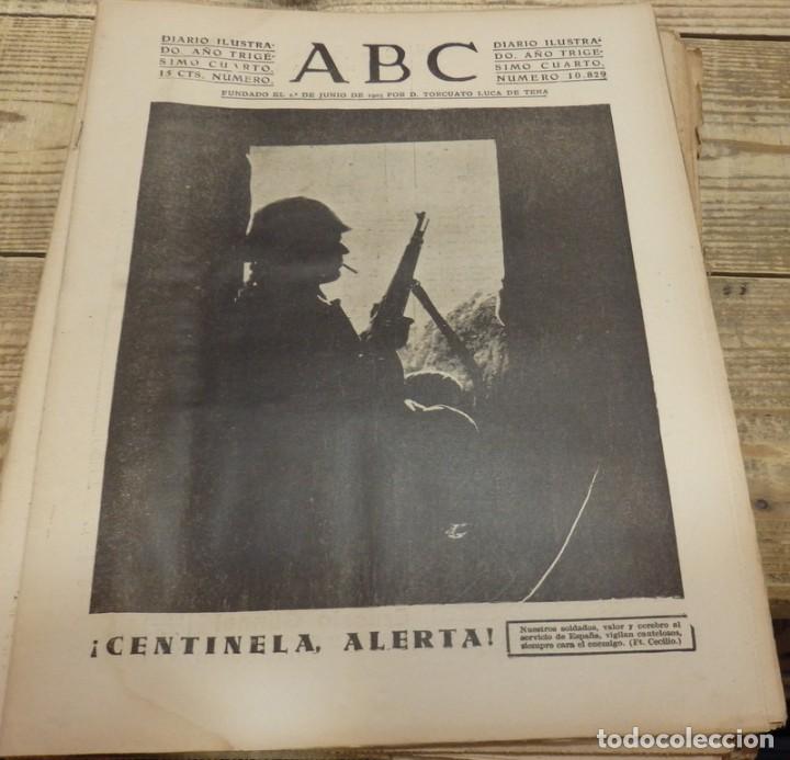 Militaria: ABC 13 DE FEBRERO DE 1938, 30 PAGINAS, CENTINELA ALERTA, AVIACION,SECTOR DE LA SERENA,ETC
