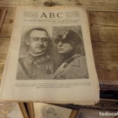 Militaria: ABC 5 DE MARZO DE 1937, 18 PAGINAS, FRANCO Y MUSSOLINI,MALAGA BAJO EL DOMINIO ROJO, ETC
