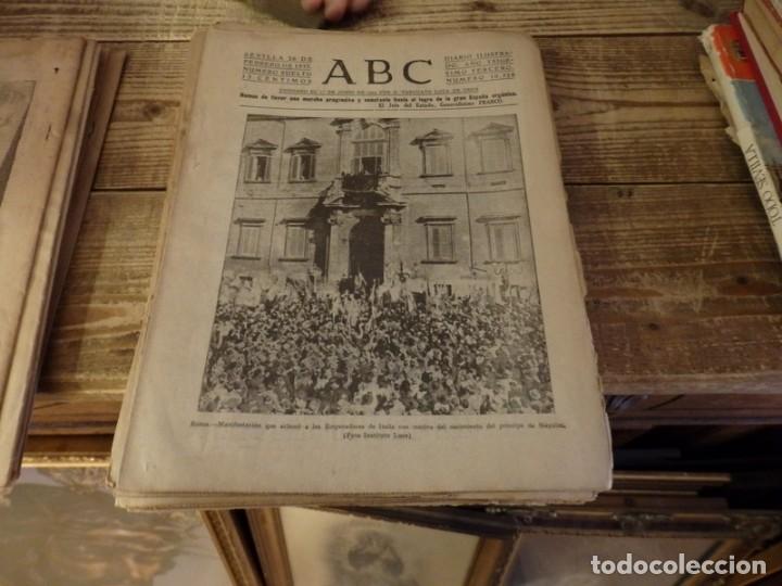 Military Antiques: ABC 26 DE FEBRERO DE 1937, 18 PAGINAS,SECTOR DE CARABANCHEL,PARTE DE GUERRA, ETC