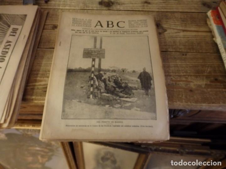 Military Antiques: ABC 5 DE FEBRERO DE 1937, 18 PAGINAS,CUESTA DE LAS PERDICES, PARTE DE GUERRA, ETC