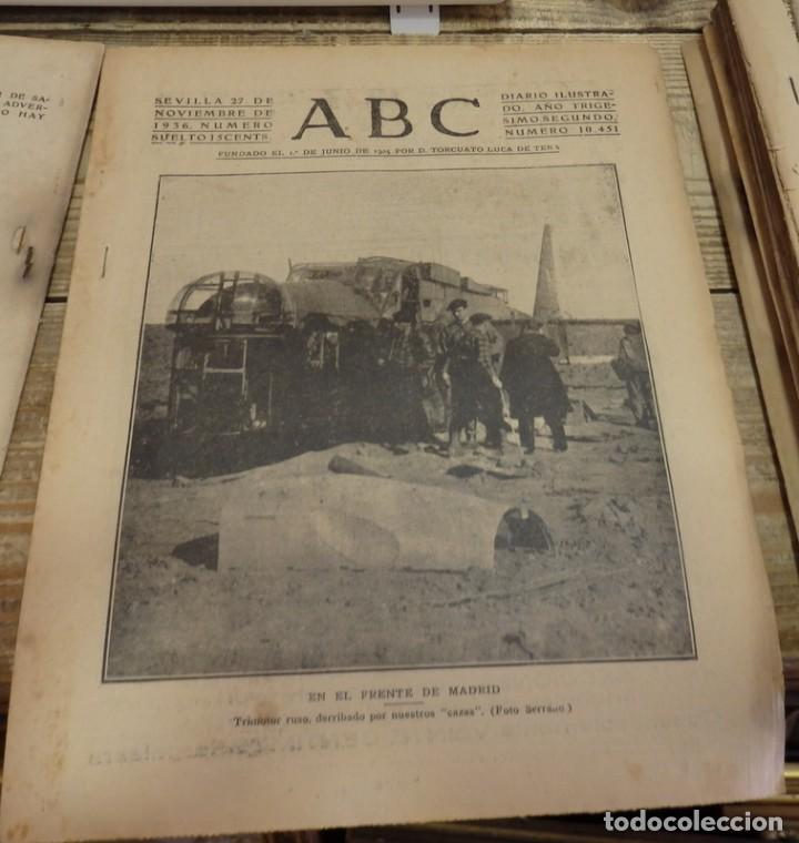 Militaria: ABC 27 DE NOVIEMBRE DE 1936, 15 PAGINAS,BOMBARDEO DE CARTAGENA,PARTE DE GUERRA, ETC