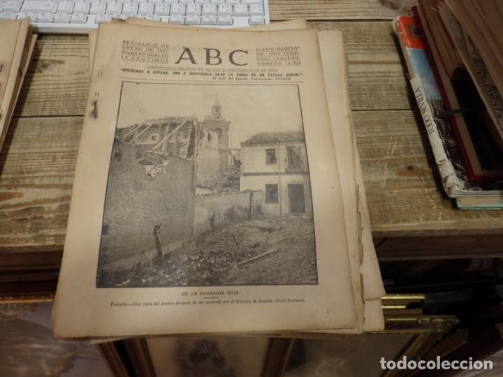 Military Antiques: ABC 27 DE ENERO DE 1937, 14 PAGINAS, POZUELO DE ALARCON,PARTE DE GUERRA,ETC