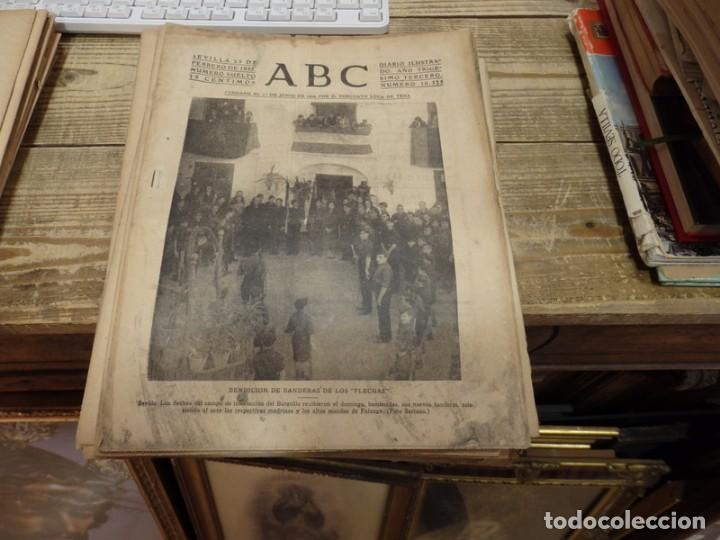 Military Antiques: ABC 23 DE FEBRERO DE 1937, 22 PAGINAS, SECTOR OVIEDO,ORJIVA-MOTRIL,PARTE DE GUERRA,ETC