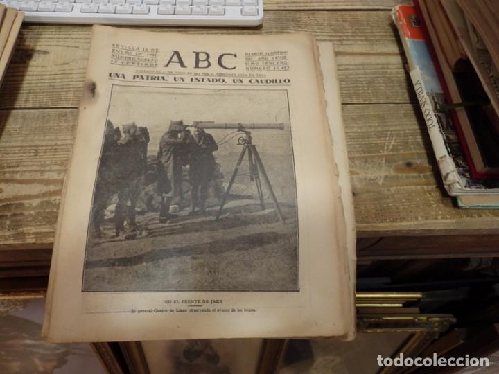 Military Antiques: ABC 16 DE ENERO DE 1937, 17 PAGINAS,SAN PEDRO DE ALCANTARA,FRENTE DE MADRID,,ETC