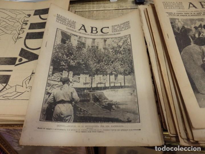 Military Antiques: ABC 7 de SEPTIEMBRE de 1937, SEVILLA,22 PAGINAS,REINOSA,LLANES,POTES,BERMEO,PARTE DE GUERRA