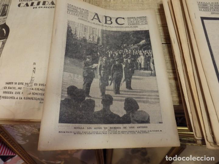 Militaria: ABC 21 de NOVIEMBRE de 1939, SEVILLA,16 PAGINAS,FALANGE, ACTOS EN HONOR DE JOSE ANTONIO, ETC..