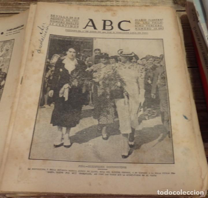 Militaria: ABC 29 DE AGOSTO DE 1937, 22 PAGINAS, FRENTE DE SANTANDER Y ARAGON,PARTE DE GUERRA,ETC