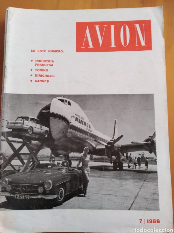 Militaria: Revistas AVION Lote 5 revistas a&ntilde;os 1966-67-68
