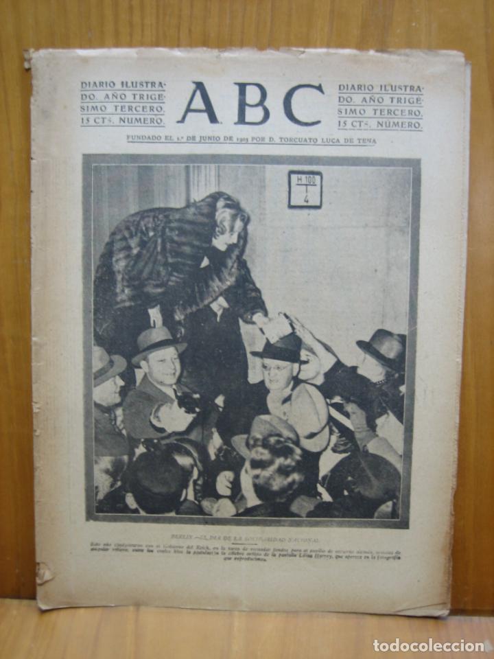Militaria: Peri&oacute;dico ABC guerra civil espa&ntilde;ola