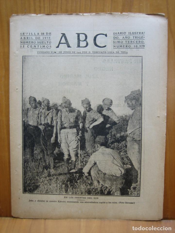 Militaria: Peri&oacute;dico ABC guerra civil espa&ntilde;ola
