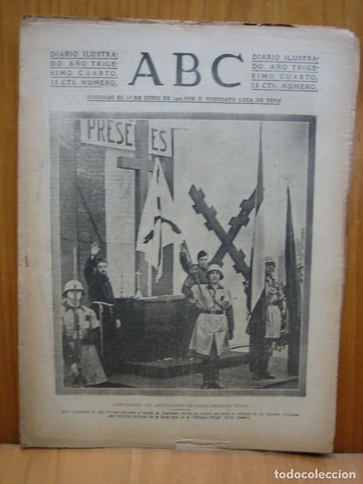 Militaria: Peri&oacute;dico ABC guerra civil espa&ntilde;ola