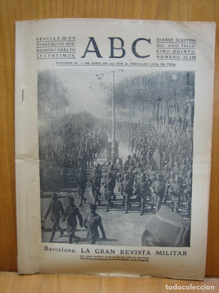 Militaria: Peri&oacute;dico ABC guerra civil espa&ntilde;ola