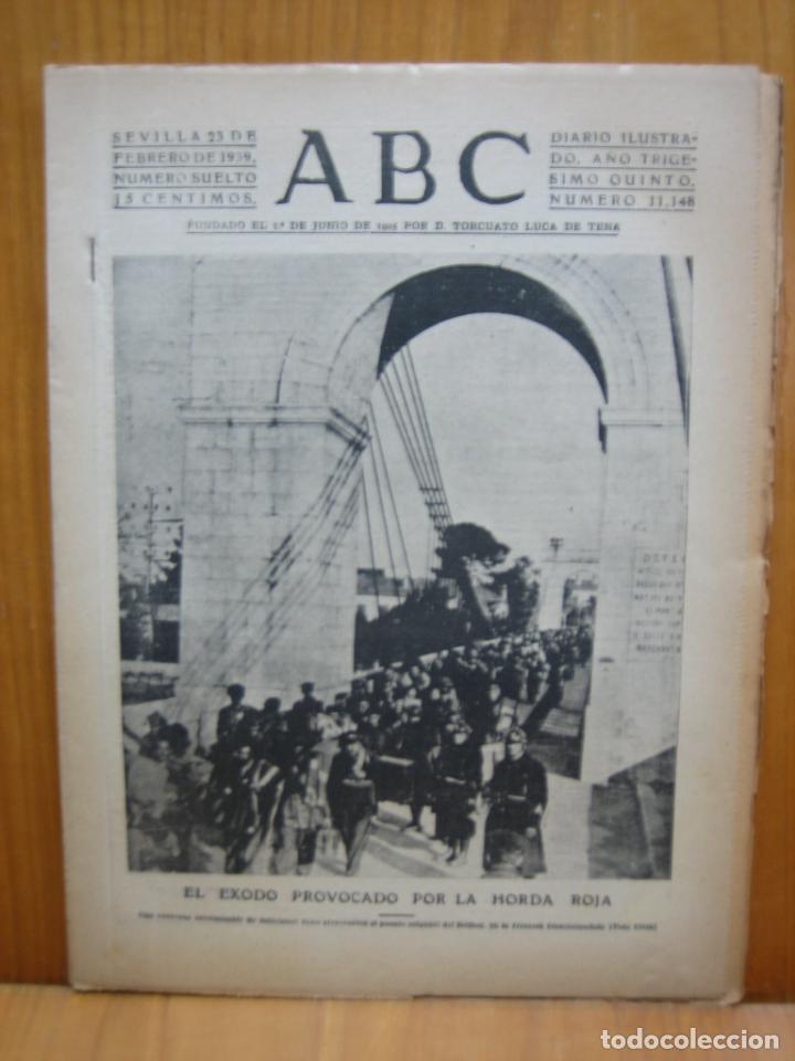 Military Antiques: Peri&oacute;dico ABC guerra civil espa&ntilde;ola