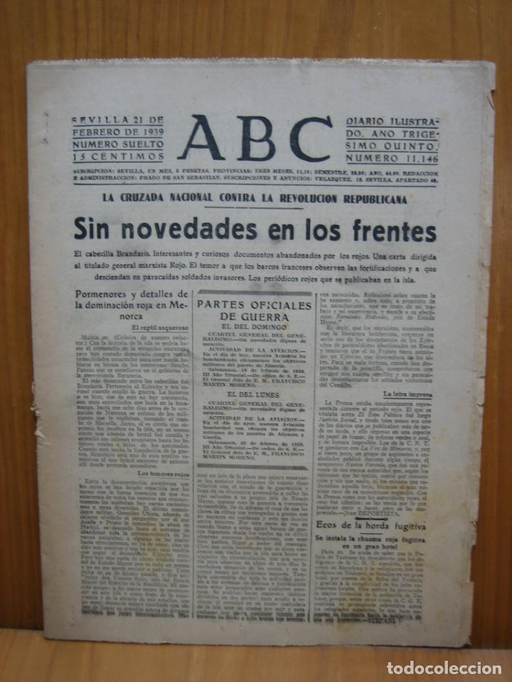 Military Antiques: Peri&oacute;dico ABC guerra civil espa&ntilde;ola