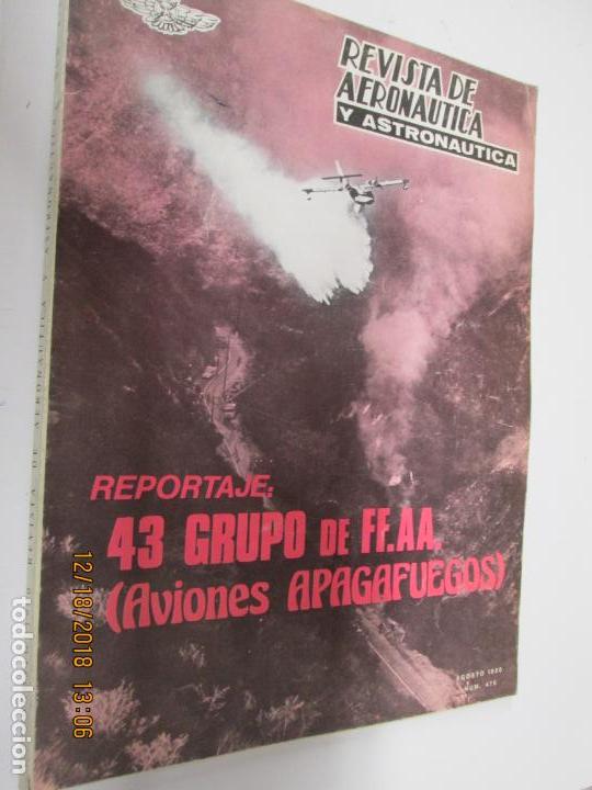 Military Antiques: REVISTA DE AERONAUTICA Y  ASTRONAUTICA  N&ordm; 476 AGOSTO 1980