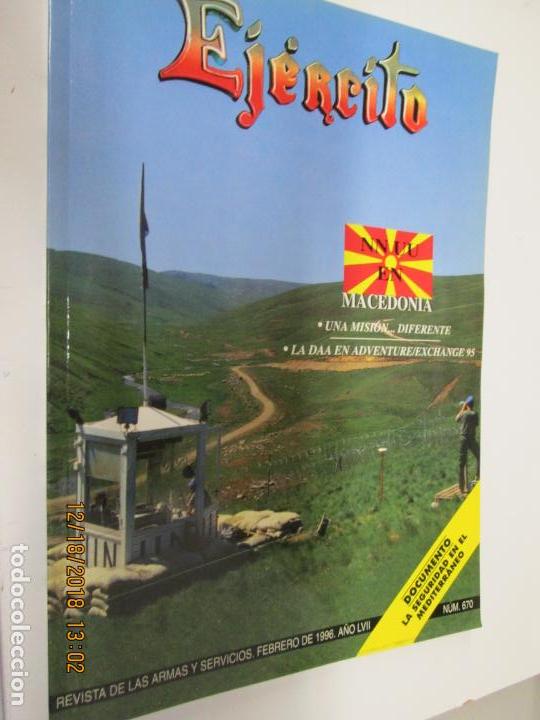 Military Antiques: EJERCITO REVISTA DE LAS ARMAS Y SERVICIOS FEBRERO 1996 N&ordm; 670