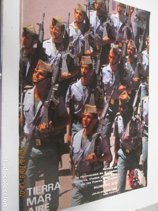 Military Antiques: TIERRA MAR Y AIRE REVISTA DE LA HERMANDAD DE RETIRADOS VIUDAS ....N&ordm; 215 JULIO-AGOSTO 1995