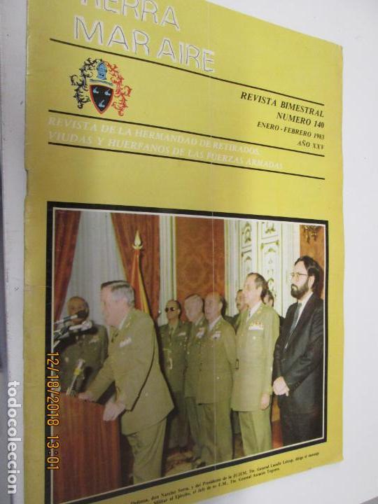 Militaria: TIERRA MAR Y AIRE REVISTA DE LA HERMANDAD DE RETIRADOS VIUDAS ....N&ordm; 140 ENERO-FEBRERO 1983