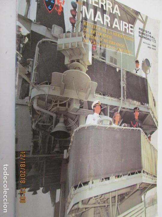 Militaria: TIERRA MAR Y AIRE REVISTA DE LA HERMANDAD DE RETIRADOS VIUDAS ....N&ordm; 172 -MAYO -JUNIO 1988