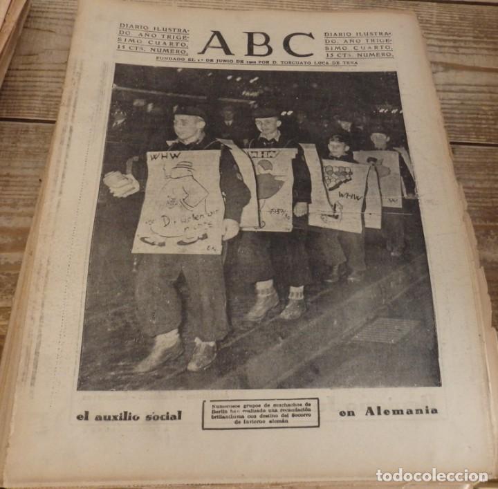 Military Antiques: ABC 29 DE ENERO DE 1938, SEVILLA,22 PAGINAS, CELADAS,MANRESA,SALAMANCA,PARTE DE GUERRA,ETC....