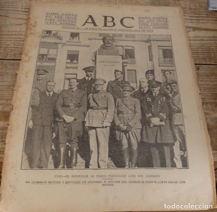 Military Antiques: ABC 8 DE DICIEMBRE DE 1937, SEVILLA,28 PAGINAS.VIGO,TORRELAVEGA,CORDOBA,JEREZ DE LA FRONTERA,PARTE D