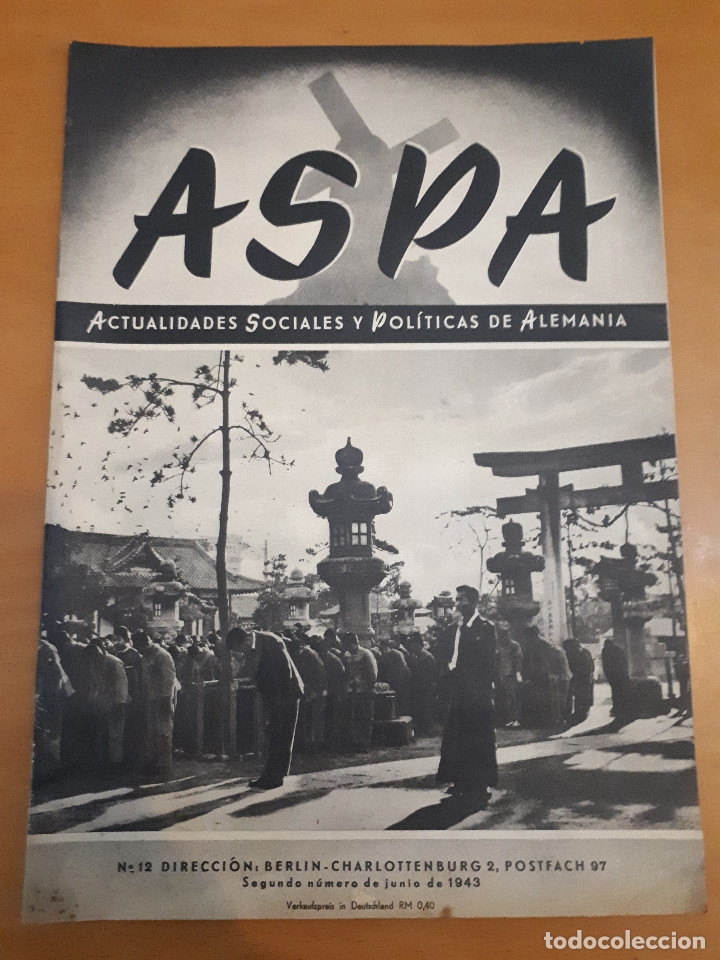 Militaria: Revista ASPA n&ordm; 12, Segundo n&uacute;mero de junio 1943