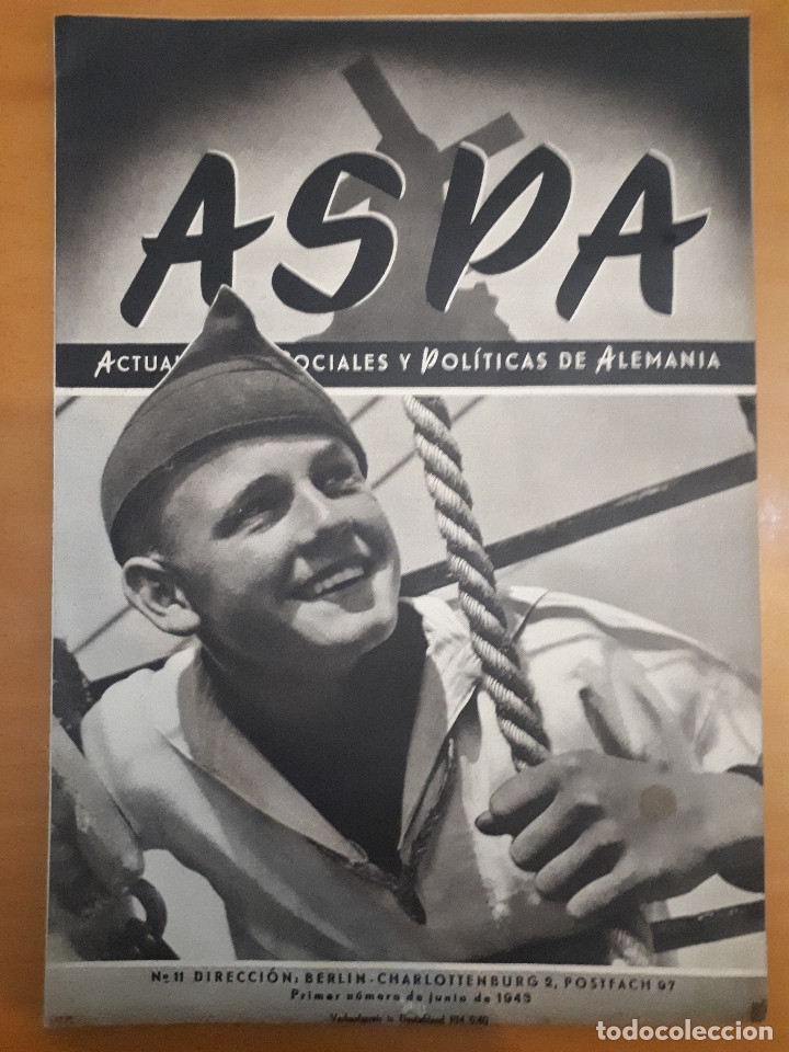 Militaria: Revista ASPA, n&ordm; 11, Primer n&uacute;mero de junio de 1943