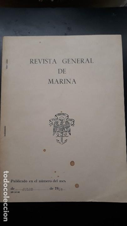 Military Antiques: 1 SEPARATA DE ,** LAS ARMAS PORTATILES ** REVISTA GENERAL DE MARINA 1981 . 10 PAGINAS
