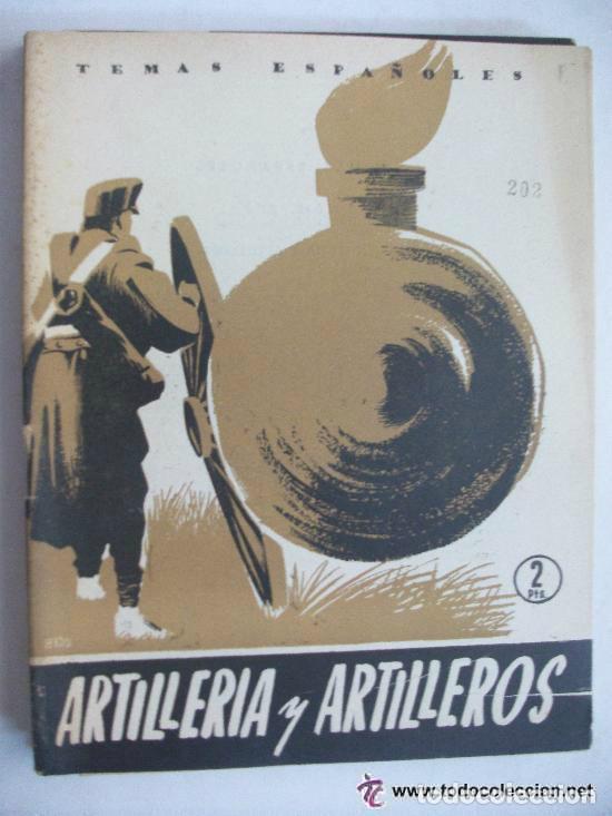 Military Antiques: TEMAS ESPA&Ntilde;OLES : ARTILLERIA Y ARTILLEROS . 1959