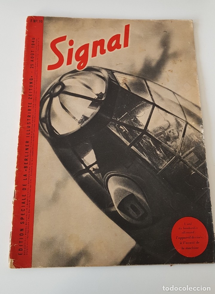 Militaria: Revista Signal n&ordm; 10 - 1940 Edici&oacute;n Francesa. III Reich Revista de propaganda de la Wehrmacht