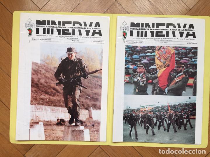 2 REVISTAS MILITARES: MINERVA (1992) NºS 56-57 ¡COLECCIONISTA! (Militar - Revistas y Periódicos Militares)