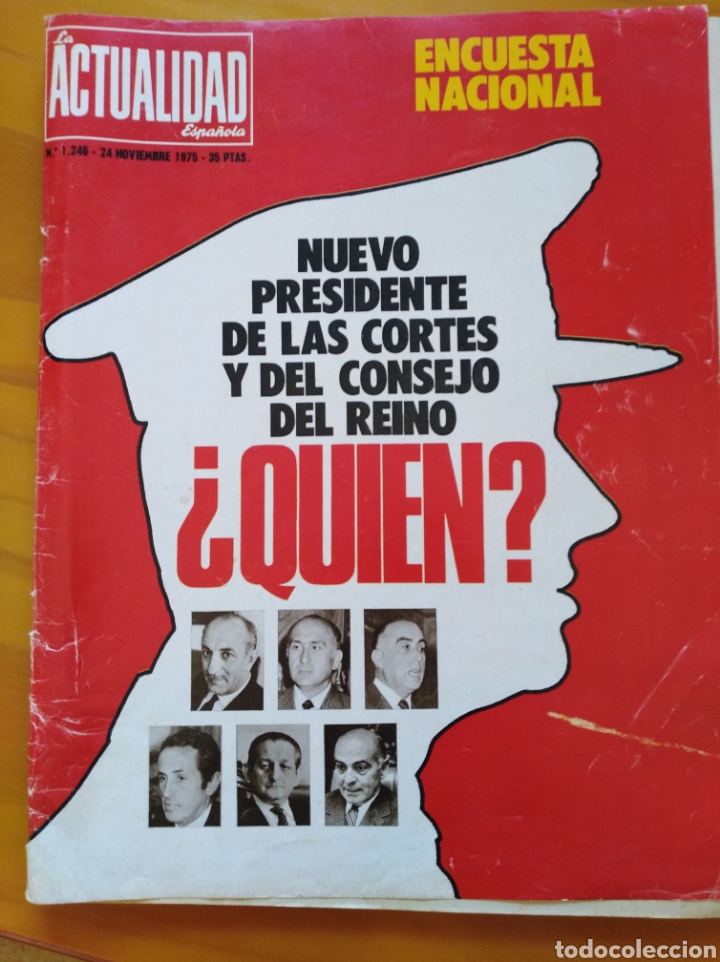 Militaria: Revista LA ACTUALIDAD ESPA&Ntilde;OLA A&ntilde;o 1975