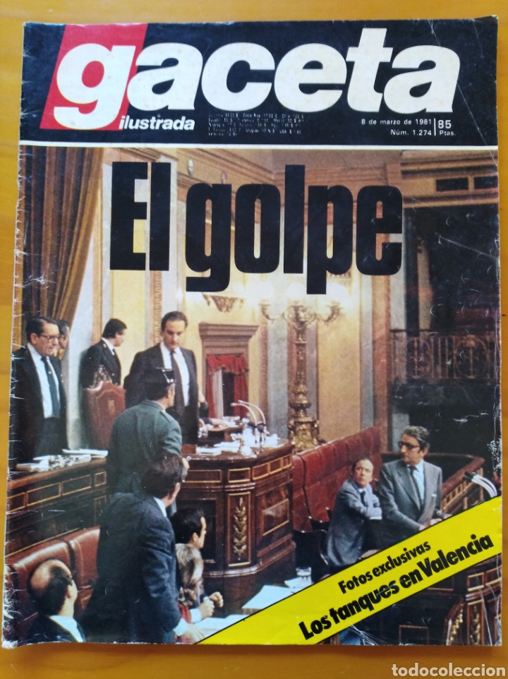 Militaria: Revista LA GACETA ILUSTRADA A&ntilde;o marzo 1981