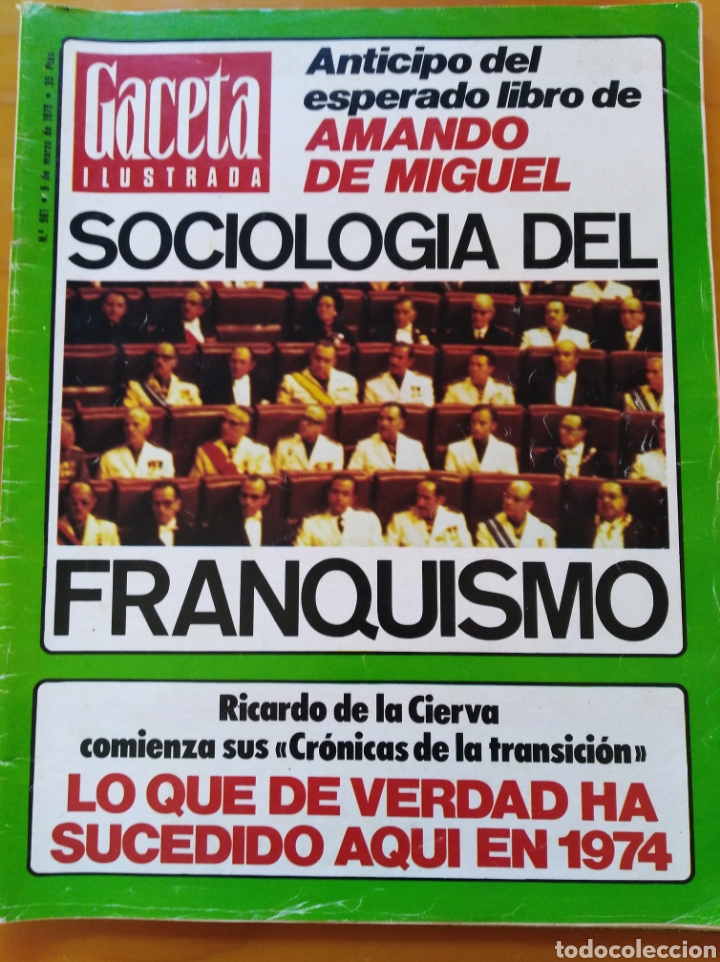 Militaria: Revista LA GACETA ILUSTRADA A&ntilde;o marzo 1975