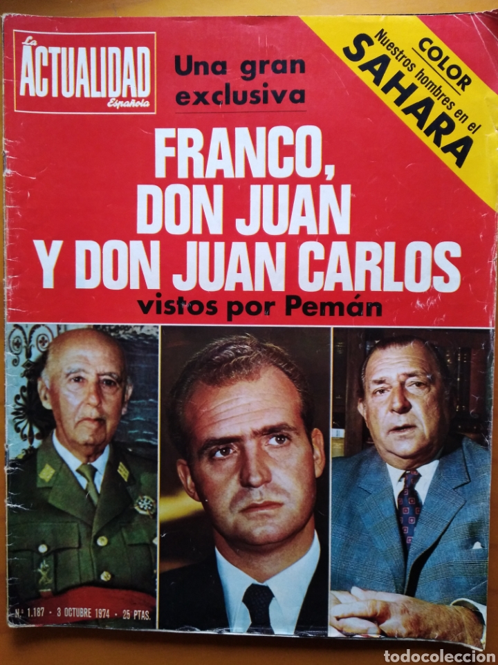 Militaria: Revista LA ACTUALIDAD ESPA&Ntilde;OLA octubre 1974