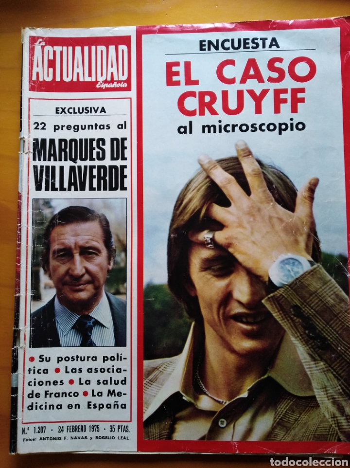 Militaria: Revista LA ACTUALIDAD ESPA&Ntilde;OLA febrero 1975