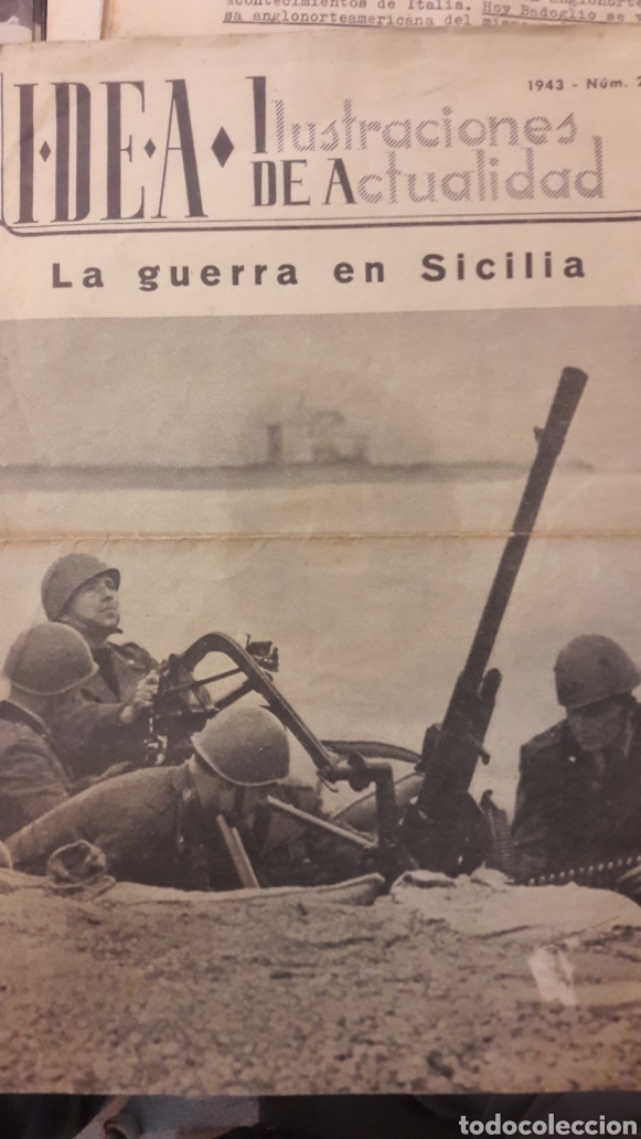 Militaria: 1943 n&uacute;m 2 Idea ilustraciones de Actualiidad La guerra Sicilia