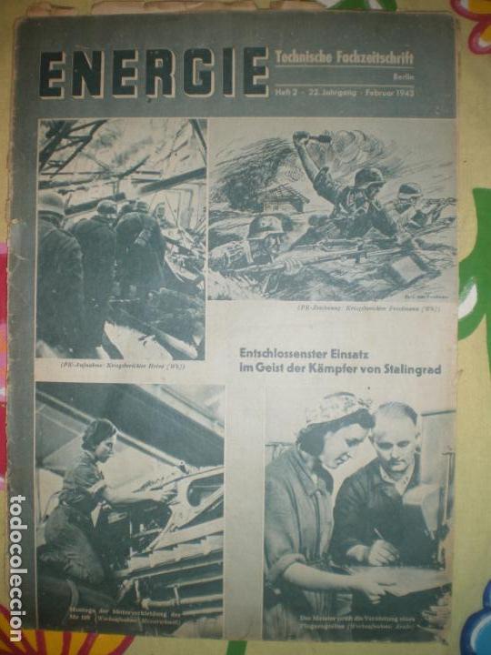 Militaria: REVISTA TECNICA ALEMANA ENERGIE, SEGUNDA GUERRA MUNDIAL