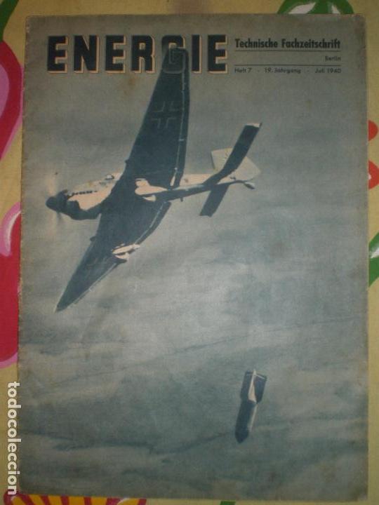 Militaria: REVISTA TECNICA ALEMANA ENERGIE, SEGUNDA GUERRA MUNDIAL